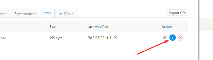 FF 61.0.1 download csv file from CSV tab fails - Ui.Vision