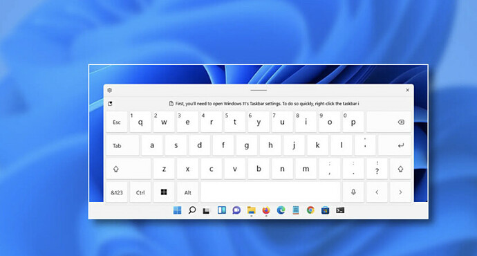 Windows: Automate clicks on the on-screen keyboard