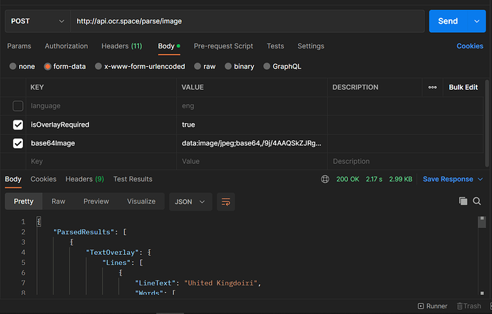 base64 formdata