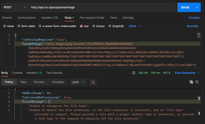 json format