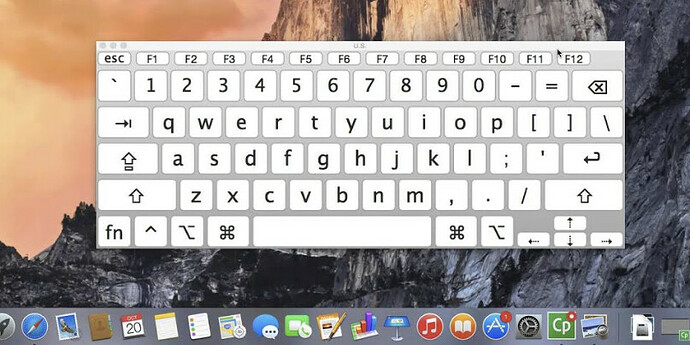 Automate Mac on-screen keyboard