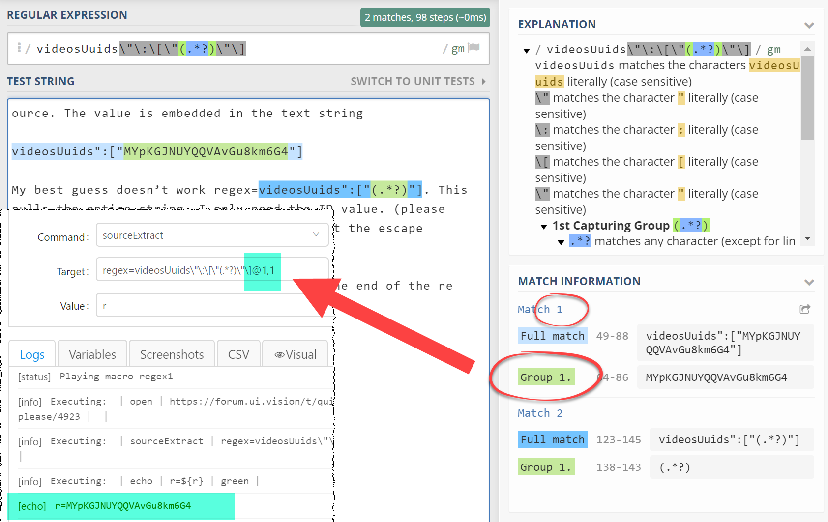 Quick Guidance On Regex Please 2 By Simon Gibbard UI Vision RPA UI Vision RPA Software