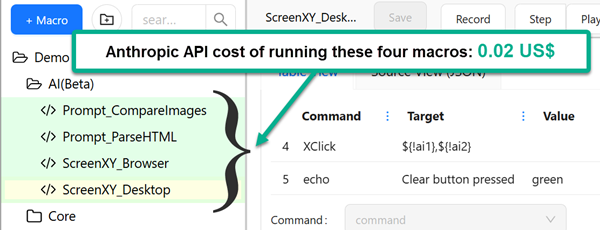 Anthropic API cost estime